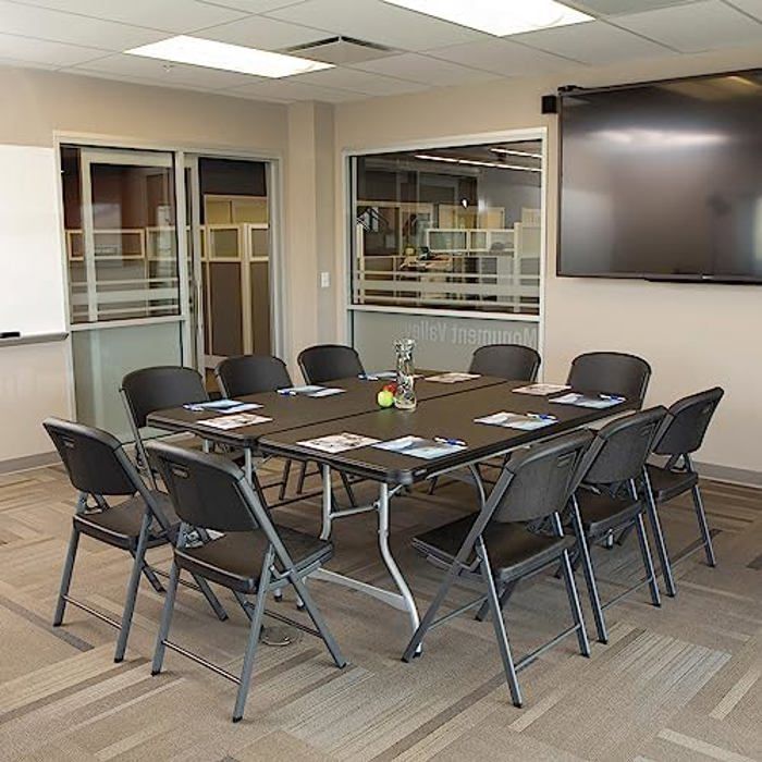 Lifetime Bord rektangulært 183 cm Svart