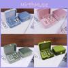 Jewelry Organizer Box With Velvet Fabric For Ring Earrings Necklace Storage