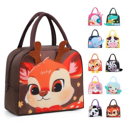 3D Cartoon Lunch Bag for Kids and Adults – Cute Bento Tote for School or Office
