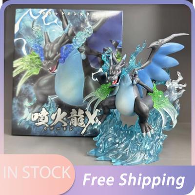 18cm Glurak Anime Figur Glurak X Evolution Action Figur PVC GK Sammlerstatue Modell Zimmer Schreibtisch Dekoration Spielzeug Geschenke