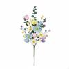 Easter Artificial Eucalyptus Oval Branch, Colorful Foam Decor for Living Room, Dining Table