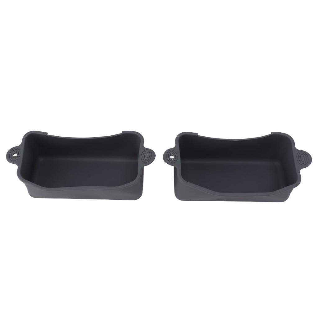 2Pcs Silicone Grease Cup Liners Reusable Drip Pan Liners Silicone Rear Grease Catcher for Griddle