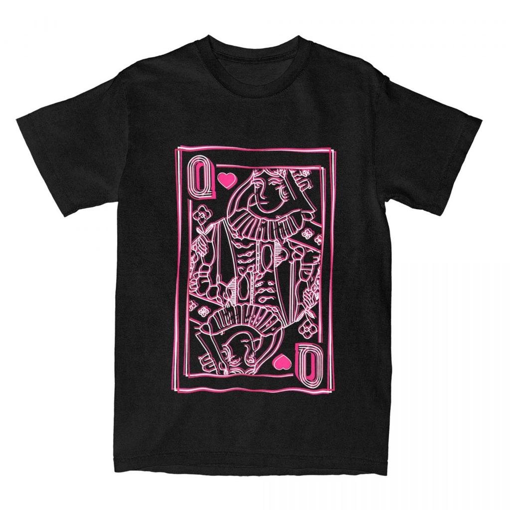 Queen Of Hearts Diamonds Club Spades Deck Of Cards Playing Cards Halloween Poker Unisex T Shirts Humor Tees TShirt Plus Size Tops