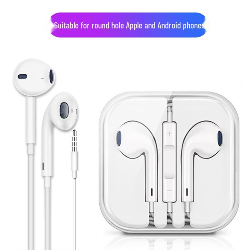 3.5mm Wired In-Ear Earphones with Microphone & Type-C Control for Apple, Huawei, Android, Xiaomi