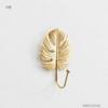 Nordic Light Luxury Gold Leaf Wall Hook Clothes Punch-free Wall Hanger Clothes Key Hook Decoration Home Storage
