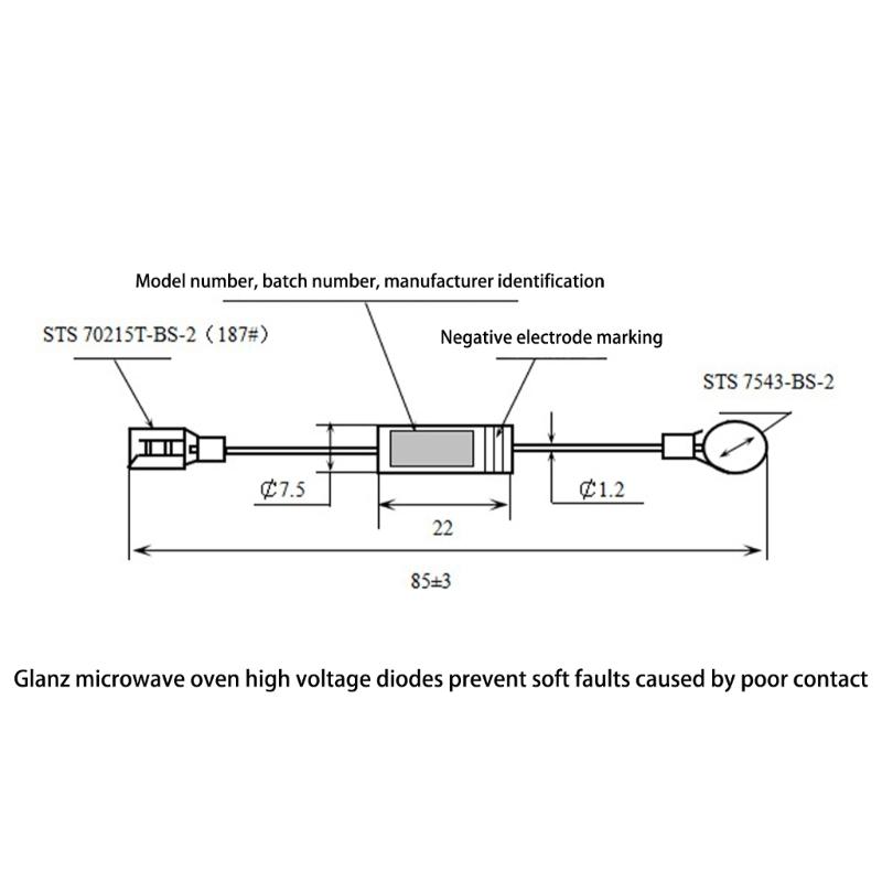 Voltage Diode Quick Heating Diode Microwave Unidirectional Diode for Microwave
