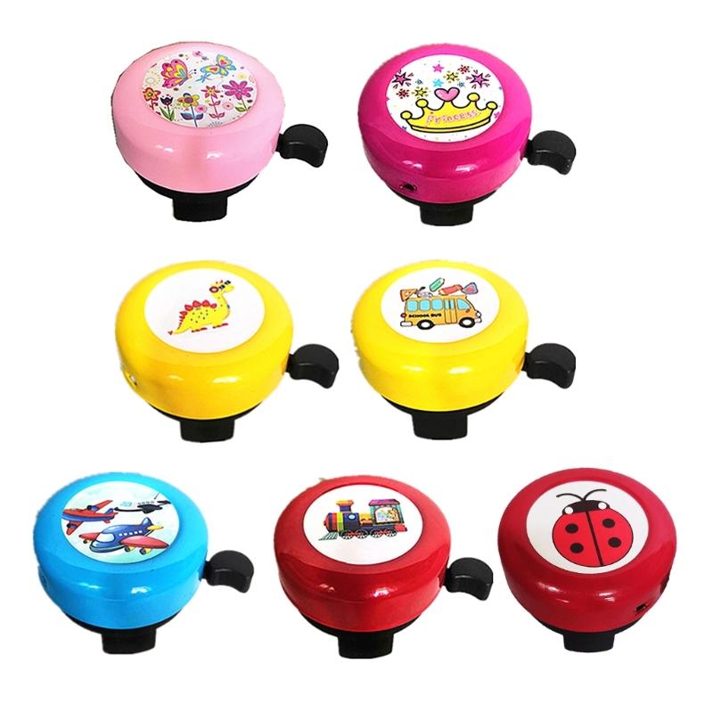 Cute Bicycles Bells Clear Loud Sound Cartoon Pattern Mountain Bikes Handlebar Rings Horn Safety Cycling Warning Alarm