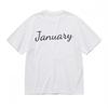 Women's Soft Breathable All Season Classic T-Shirt January Graphic Cotton Tee