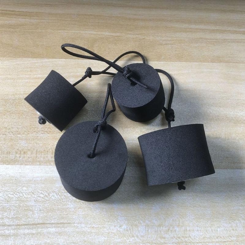 Pack of 4 Kayak Scupper Plugs, Scupper Plugs for Kayak, Kayak Accessory with Lanyard, Scupper Plugs Drain Hole Stoppers