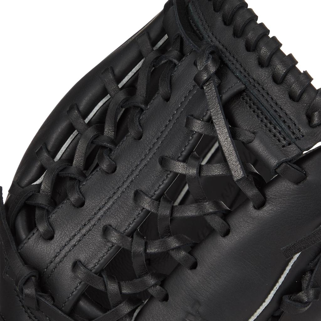 ZETT Litex Baseball and Softball Black BSGB3910L Glove, Left-Handed Throw, (1900),