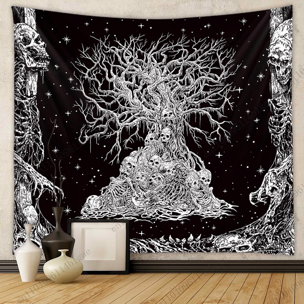 Mysterious Divination Style Bedroom Wall Tapestry - Mystical Culture Background Decoration Personalized Space Ornament