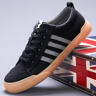 Pánské plátěné boty Pánské Jarní Nové Ležérní a Módní Univerzální Board Shoes Měkká Podrážka Ležérní Boty