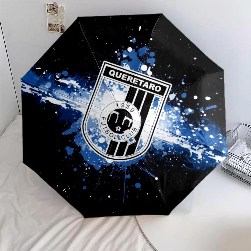 Club Deportivo Guadalajara (Chivas) pattern, automatic folding umbrella, portable and foldable design, 8 ribs, a Christmas or birthday gift.