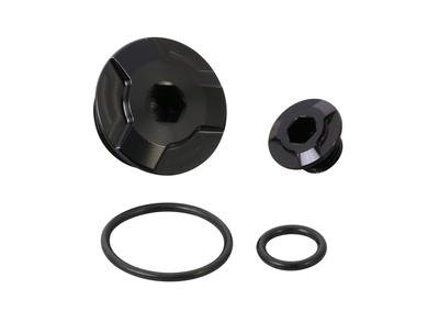 KITACO Steuerlochkappen-Set, Super Cub CT125, Hunter Cub Monkey 125, Grom CB125R, Rebel 250 (Schwarz) 50/110 usw.. 753-1001050