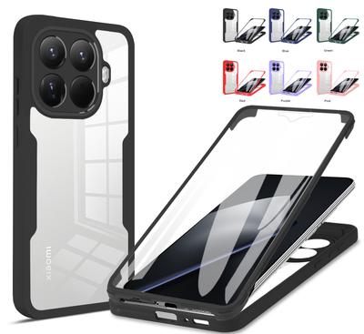 360° Full Body Clear Shockproof Phone Case for Xiaomi 15T Pro 5G Front Screen Protector Cover For Mi15T 15TPro