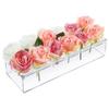 Acrylic Flower Vase Floral Centerpiece Rectangular