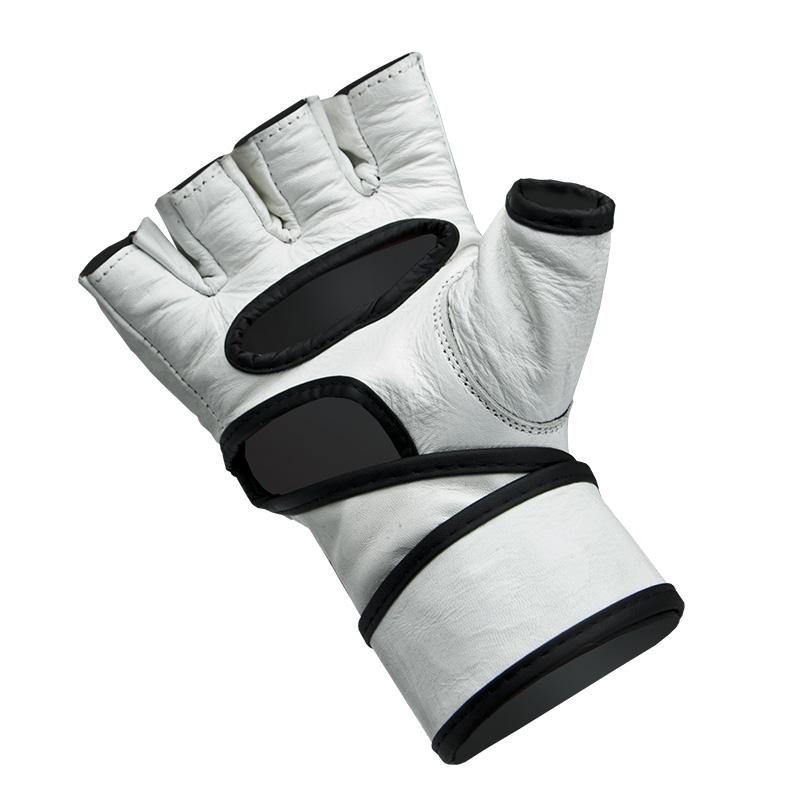 MMA PRO PU GLOVES size white ALLRIGHT 1539