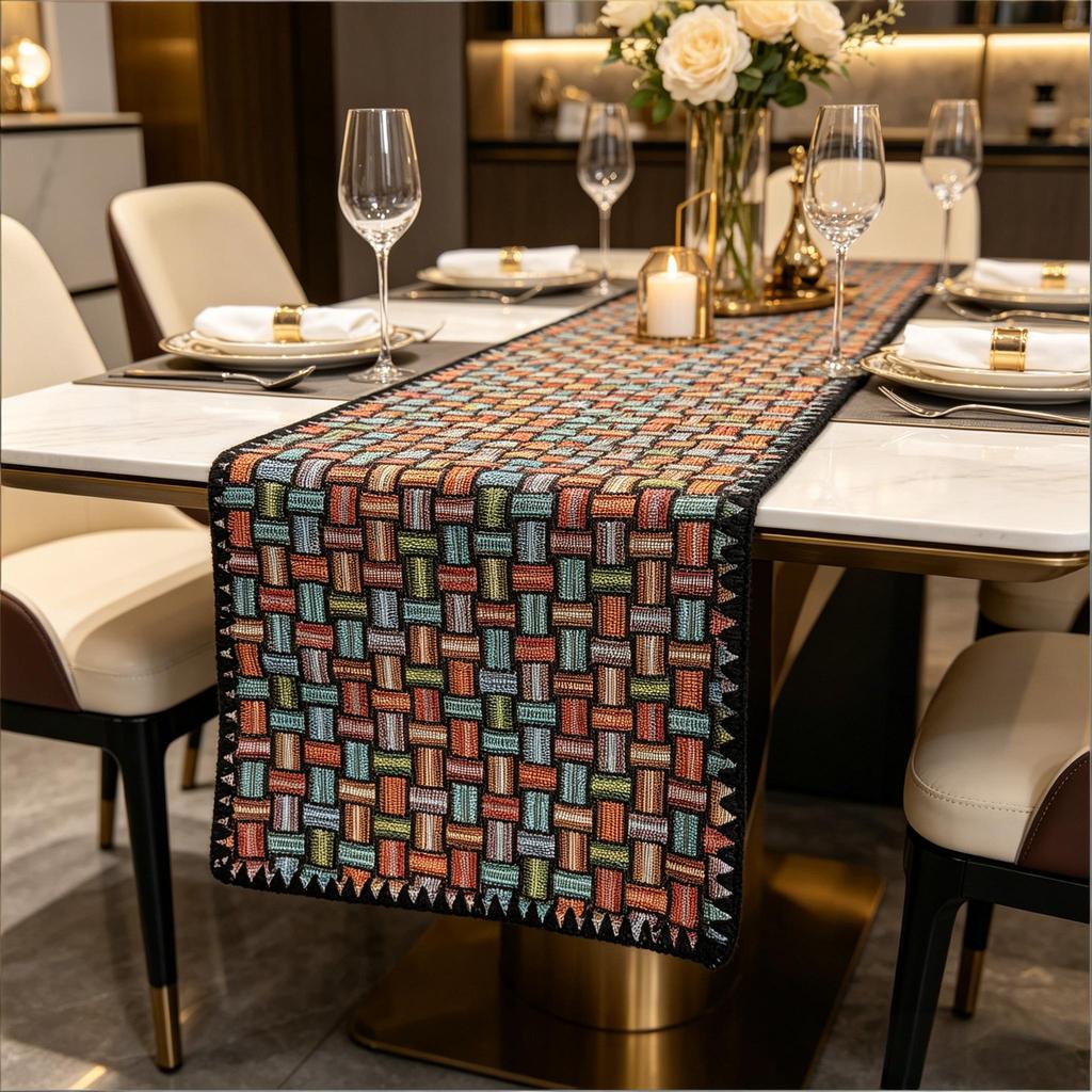 All-match Tablecloth Mat Dining Table, TV Cabinet & Center Table Nordic Cotton Linen Table Runner
