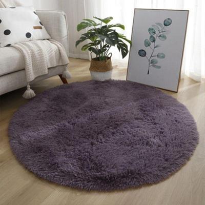 Bedroom Luxury Round Fluffy Area Rug Super Soft Wear Resistant Non-Slip Design Circle Rug Floor Carpet