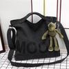 Neuer Stil Einfache Canvas-Tasche Damen-Handtasche Umhängetasche Studenten All-Match-Handtasche Pendler Große Kapazität Schminktasche Mehrere Taschen