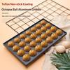 28 Hole Food Grade Non Stick Octopus Meatball Baking Tray, Quail Eggs, Fish Balls, Cakes, Essential For Outdoor Family Picnics