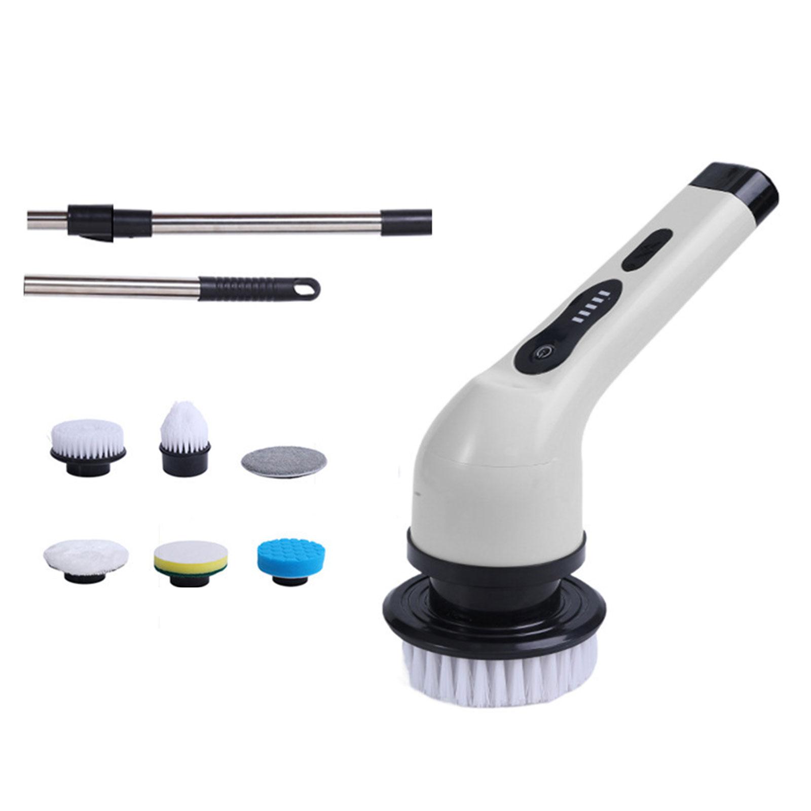 

Electric Spin Cleaner Kitchen Bathroom Sink Cleaning Gadget Bathtub Tile Brush Wireless Electric Cleaning Brush B