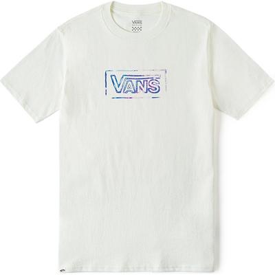 Vans Gradient Letter Crew Neck Pullover Short Sleeve T-Shirt Women Tops Off-White VN000GTHFS8