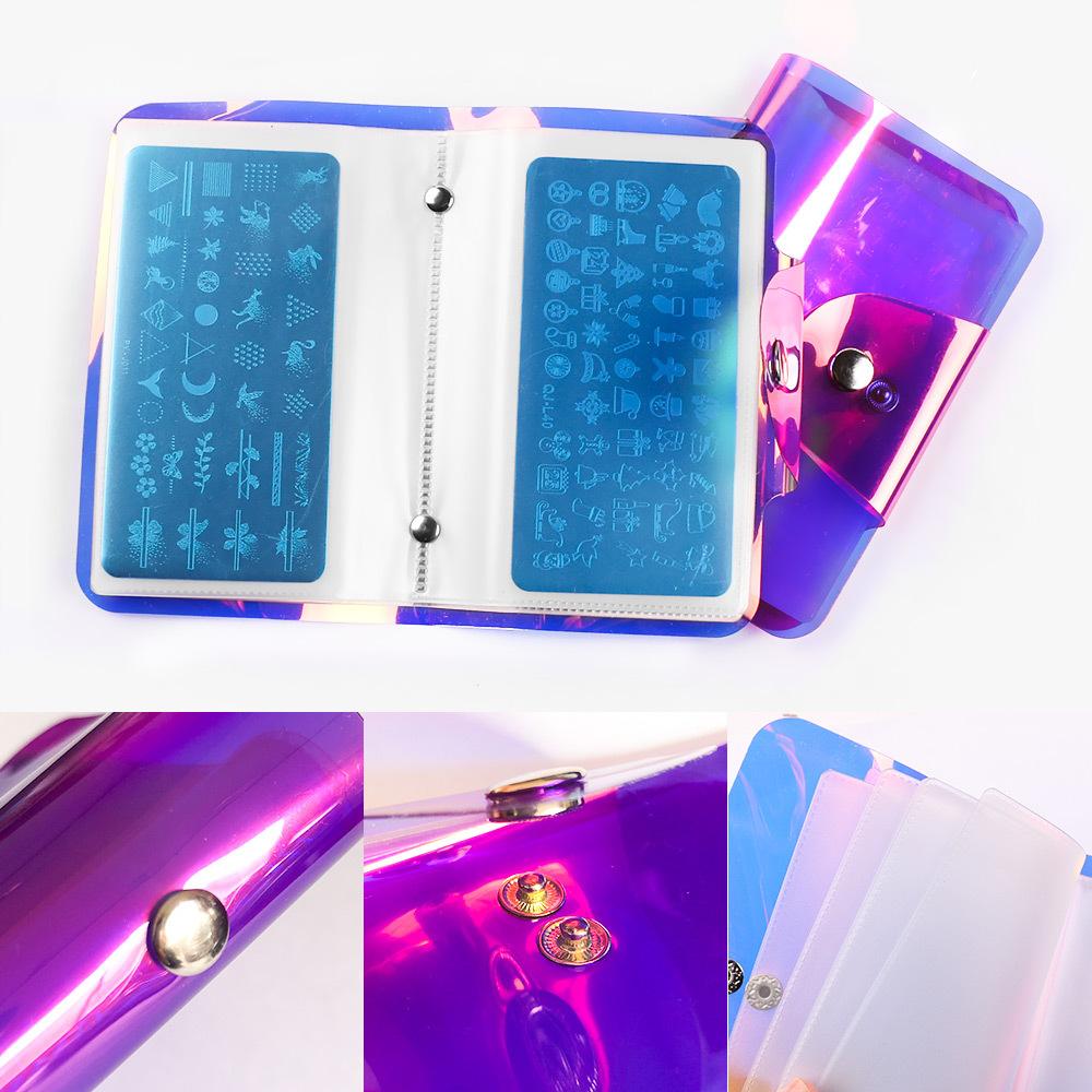 20 Cards 6*12CM Wholesale Nail Art Stamping Templates Rectangular Card Pack Nail Stamping Steel Plate Pack