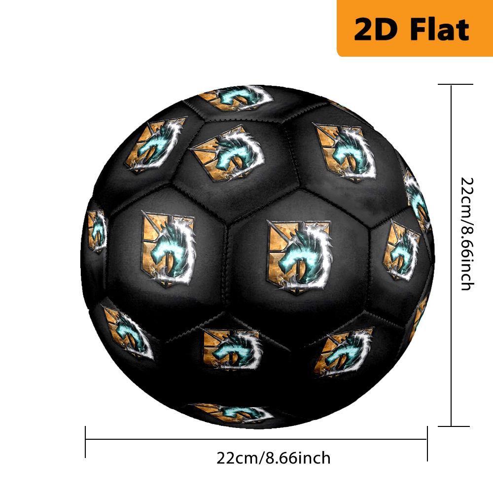 "Guardian Realm" Soccer Ball Suitable for Both Training and Competition Very Elastic Wear-resistant and Slip-resistant High Elasticity