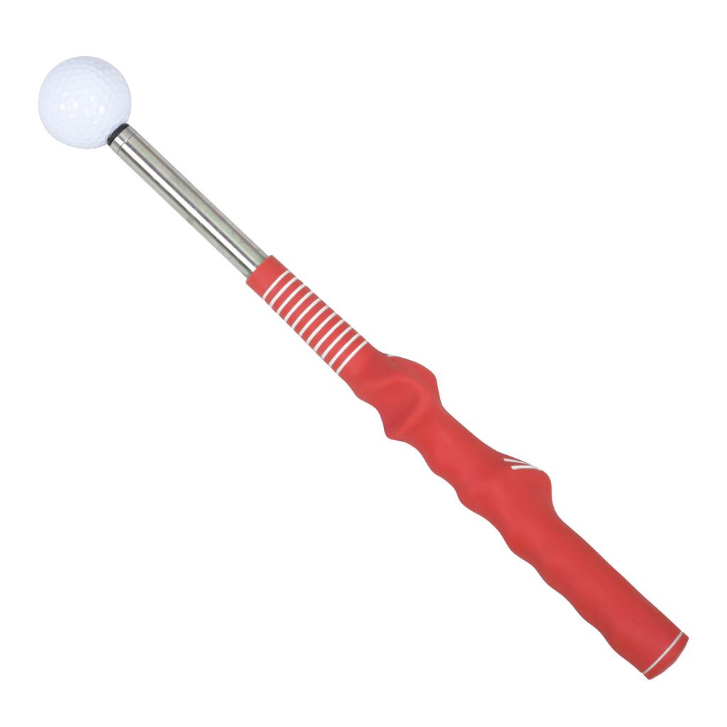 Golf Swing Trainer Rhythm Click Sound Telescopic Warm Up Correcting Gesturer Training Aid for Tempo Grip Strength Practice Stick
