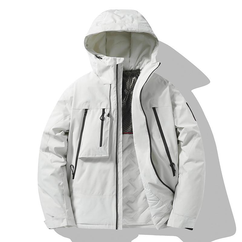 Unisex Windproof & Waterproof Cotton Jacket for Mountain, Autumn/Spring Style, Loose Fit