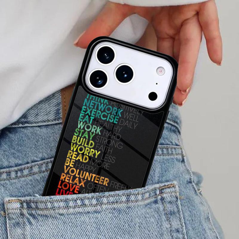 

Workout Motivation fitness Gym quotes soft Phone Case for iPhone 17ProMax 12 13 14 15 16e 17 Pro Max Plus Air Cover iPhone Air