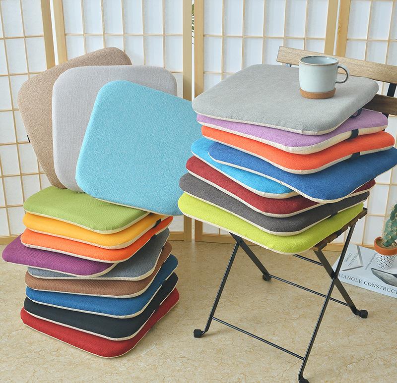 Memory cotton Soft Cushion Square Home Dining Chair Mat Four Seasons Office Classroom Chair Cushion Simple Non-slip Stool Pad