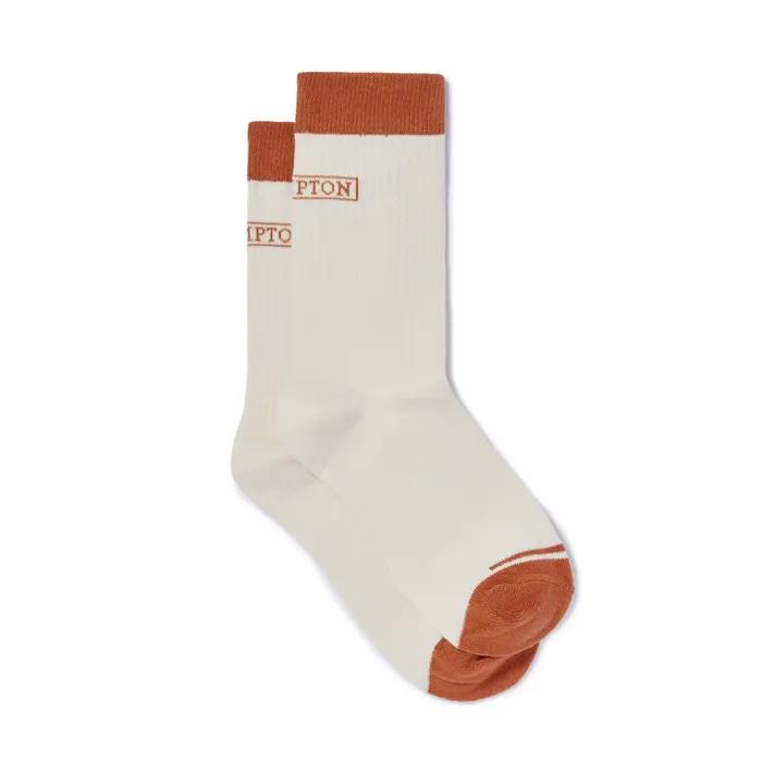 BROMPTON LOGO SOCKS - IVORY (P245ASO205)
