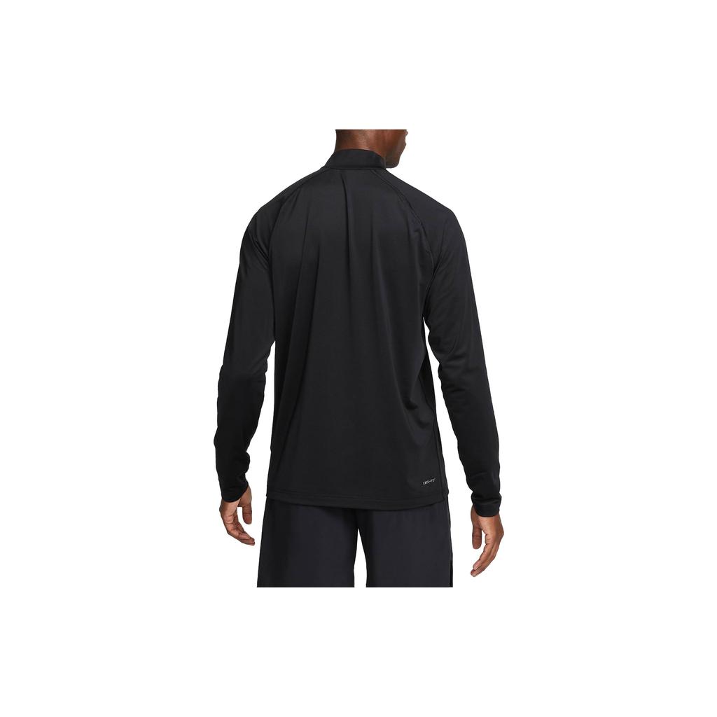 Nike Ready Dri-FIT Solid Quick-Dry Long Sleeve T-Shirt Men tops Black DV9811-010