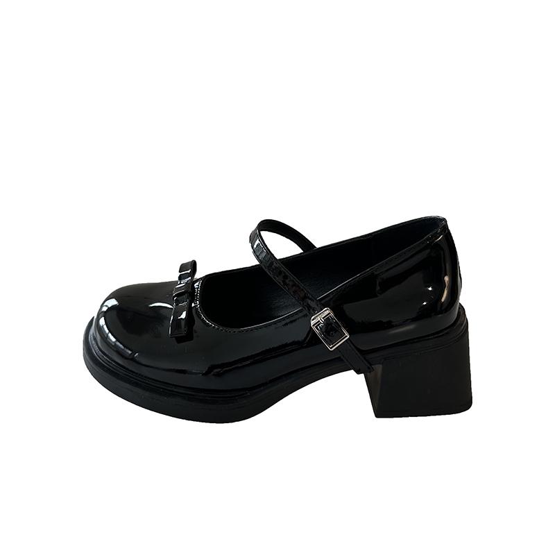 Pantofi Femei Loafers Retro Maro Pantofi Mary Jane Femei Piele PU Tocuri Groase Pantofi Lolita Pantofi Uniformă Femeie Pantofi cu Cataramă la Gleznă