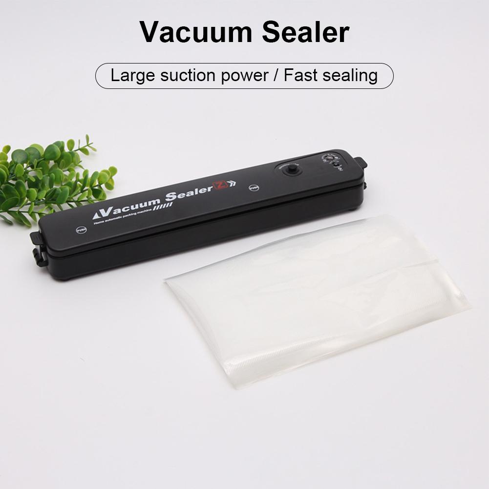 New Food Vacuum Sealer Packaging Machine Universal Household Kitchen Vacuum Sealing for Food Preservation with 10 Vac Bags