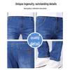 Luomeng Men's Business Casual Straight Leg Jeans