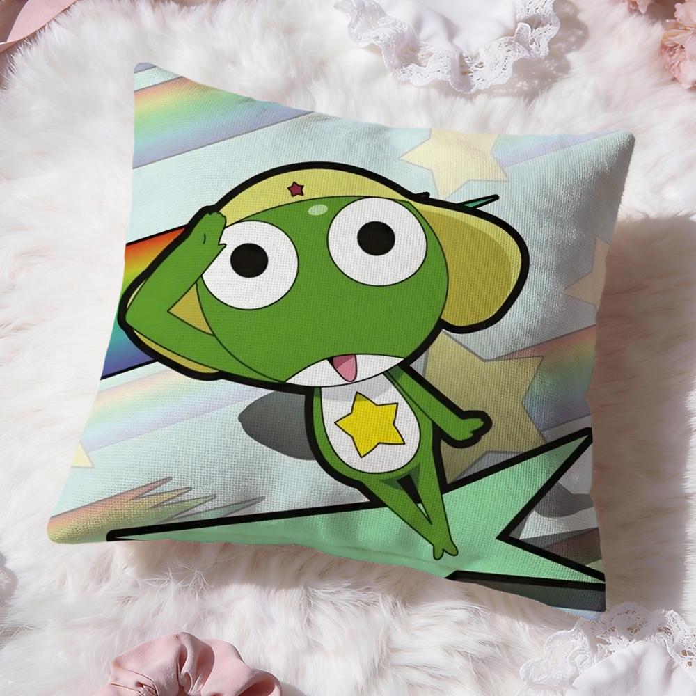 K-Keroro Sergente. Copricuscino FrogS Comfort Premium Copricuscino Reversibile - Design Due in Uno per Qualsiasi Stanza e Interno Auto