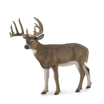 Colecione uma figura de veado de cauda branca (ampla)