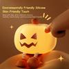 Pumpkin Night Light for Kids Squishy Touch Cute LED Pumpkin Lamp Rechargeable Bedside Lamp for Baby Nursery Toddler
