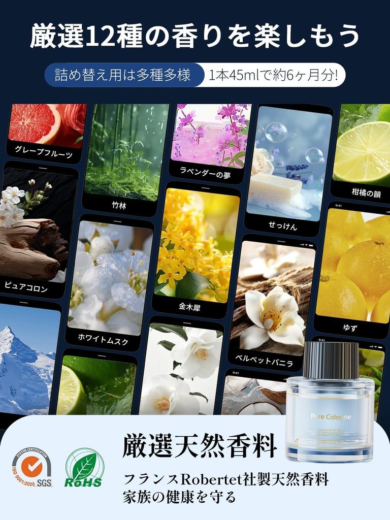 CEENIU F39 Car White Musk Car Aroma , Ultrasonic Atomization, Silent, Long