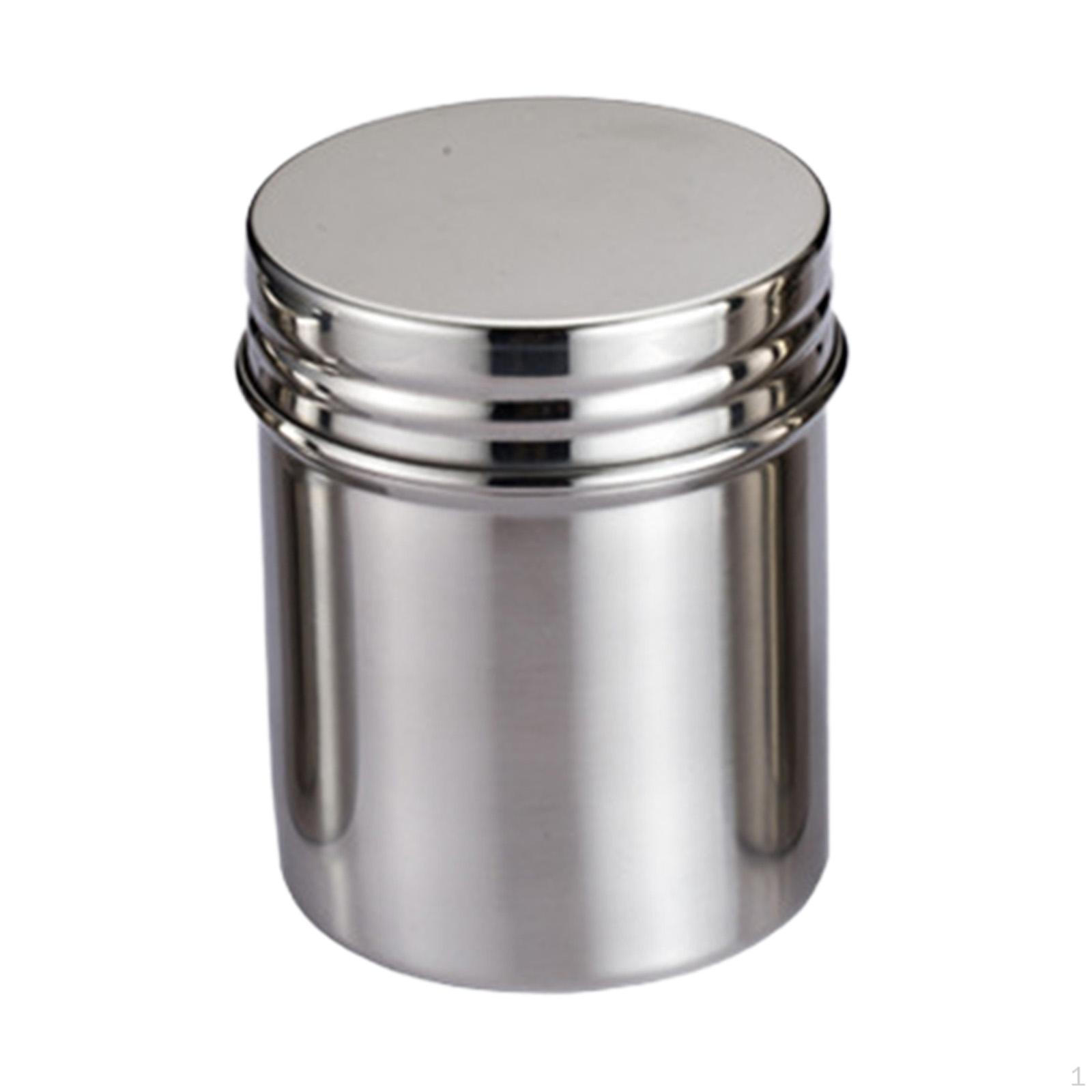 Coffee Bean Storage Container, Stainless Steel Sealed Jar, Airtight Lid Multiuse Food 65mmx85mm