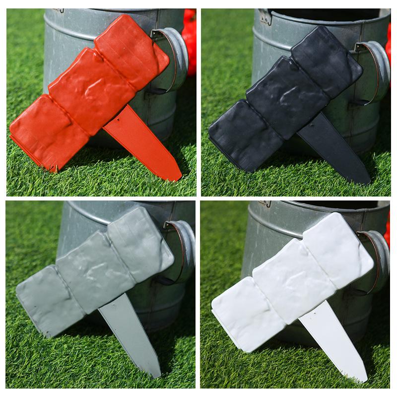 10/20 flower beds, courtyard decorations, plastic gardening fences, lawn edge fences, imitation stone effect edges, easy to assemble