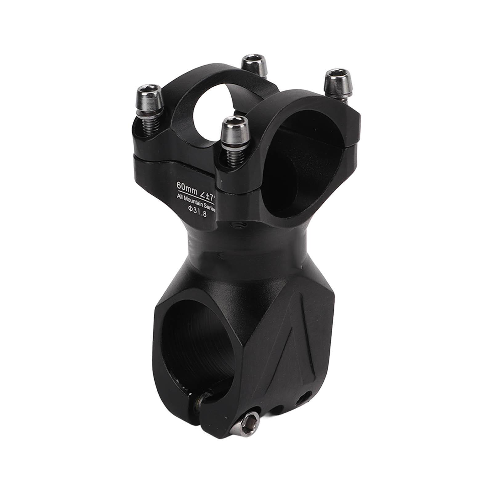 

Aluminum Alloy Short Handlebar Stem Riser Short Bicycle Stem for Mountain Road Bikes 31.8*60mm