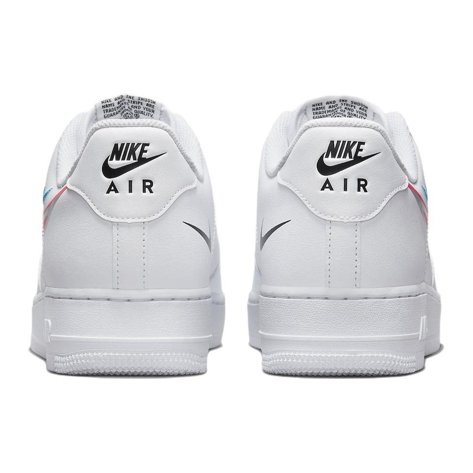Nou Nike Air Force 1 Low '07 Quadruple Swoosh Alb Marin Cărămiziu FJ4226-100