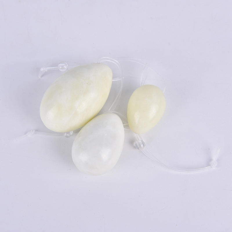 Set Of 3 Jade Eggs Women Pelvic Muscle Kegel Exercise Vaginal Tightening,