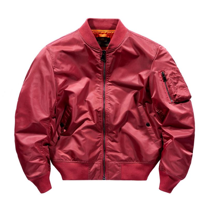 Men's Autumn and Winter Plus-size Stand Collar Flight Suit Coat Fashion Light Version Jacket Fashionable Baseball Uniform