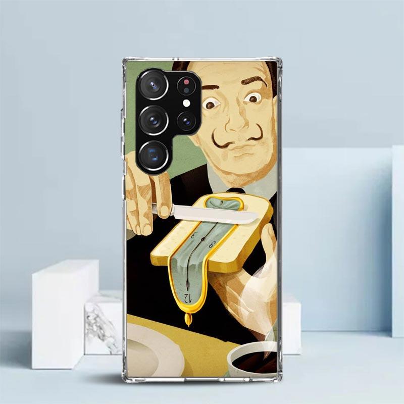 Salvador Dali Art Soft Cover for Samsung Galaxy S25 Edge S26 S24 S23 Ultra Phone Case S22 S21 Plus S20 FE Print Pattern Shell Ga