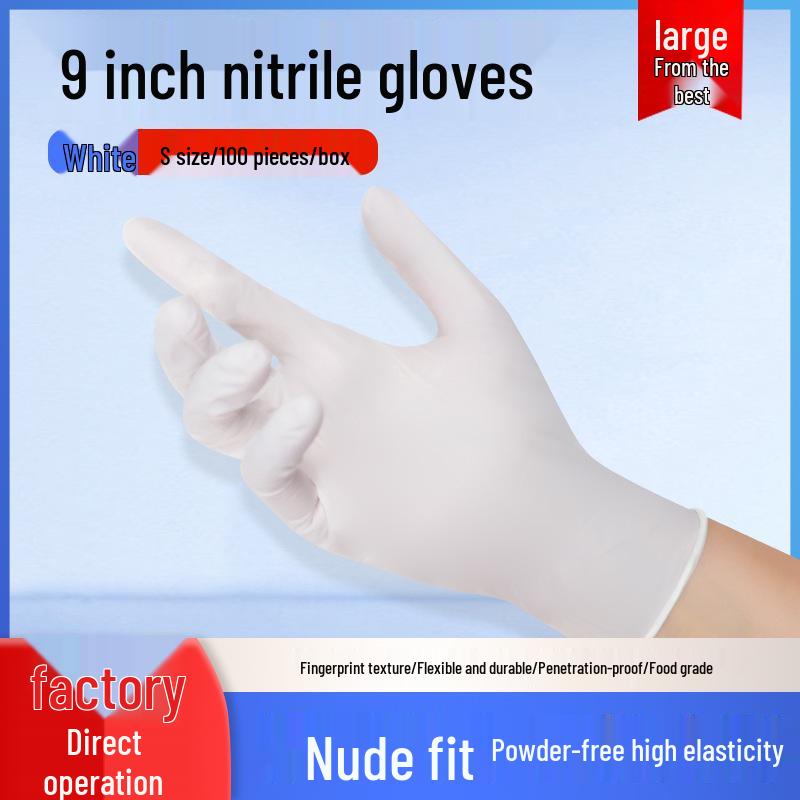 Food Grade Nitrile Gloves for Kitchen, Salon, and Dental Use